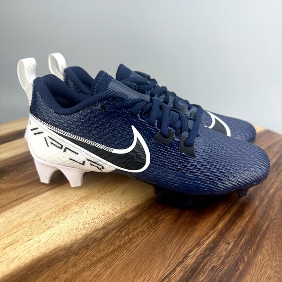 Nike Vapor Edge Speed 360 2 Men's Size 4 Football Cleats Navy White DA5455-401 - Picture 1 of 7